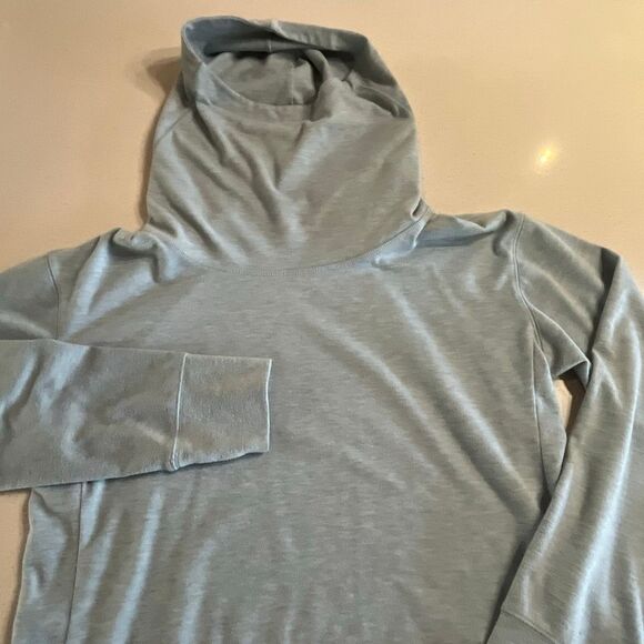 Fundamental Coast Funnel Neck Hooded Sweatshirt Womens Large - Picture 3 of 9